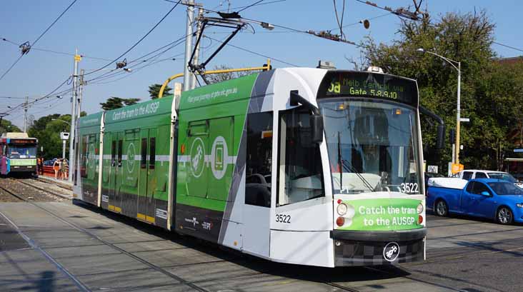 Yarra Trams Siemens Combino 3522 AusGP